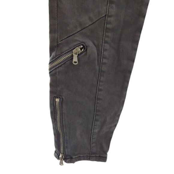 Blank NYC zipper ankle gray-green pants size 28 - Picture 2 of 9